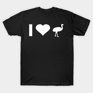 I love emus rhea ostrich ratite design T-Shirt